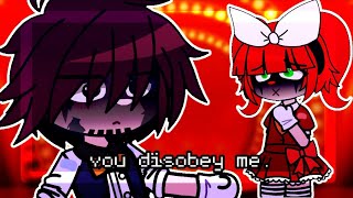 FNAF  YOU DISOBEY ME  memetrend  william afton  elizabeth afton  gacha [upl. by Cecily935]