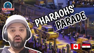 The Pharaohs Golden Parade  Egypt  Catch the event in 14 minutes  MR Halal Reaction [upl. by Errot]