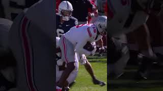 How did he hold on 😳 ohiostatefootball osu catch [upl. by Draneb]