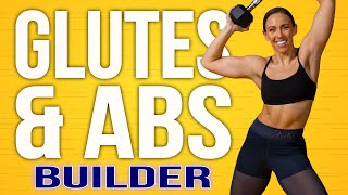 30 Minute Glutes and Abs Workout  DRIVE  Day 15 [upl. by Yeta101]