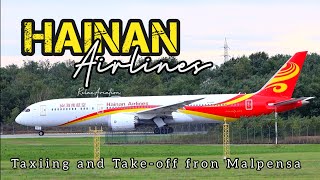 Captivating Hainan Airlines Taxiing and TakeOff  A Stunning Aviation Experience planespotting [upl. by Norek292]