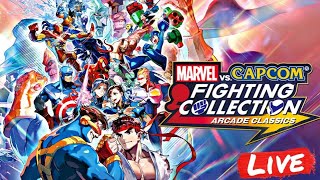 MARVEL vs CAPCOM Fighting Collection Arcade Classics Nintendo Switch LIVE [upl. by Relyhcs758]