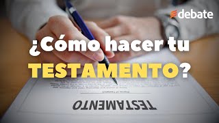 Mes del testamento Los requisitos y cómo heredar en orden [upl. by Milewski]