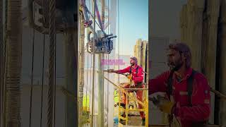 Pakistani Derrickmen workingrigs automobile rigwelder oilandgas rigger rigcareer derrickman [upl. by Eitsirc]