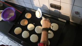 Pancakes auf dem Plancha Grill  wwwplanchagrilltestde [upl. by Gisella]