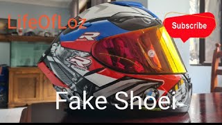 Fake Shoei XFourteen amp What To LookOut For  🧐 [upl. by Luamaj]