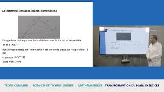 Maths Tronc Commun  Transformation dans le plan Exercices [upl. by Rois]