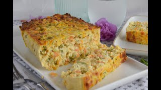 Pastel de verduras muy fácil [upl. by Sirap215]