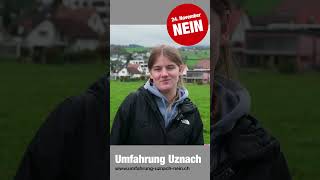 Wieso bin ich gegen die Umfahrung Uznach Statement 3 [upl. by Annavahs161]