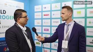 World Hydrogen Summit amp Exhibition Onsite Interview with Maulik Shelat from 8 Rivers [upl. by Rebliw]