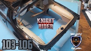 Fanhome Build the Knight Rider  Pack 27 Issue 103  106 [upl. by Aliekat963]