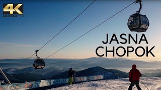 Jasna Chopok Nízke Tatry 2017 I 4K skiing Slovensko Słowacja Slovakia trip [upl. by Tabib427]