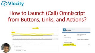 How to Launch Call Omniscript from Buttons Links and Actions [upl. by Toombs560]