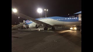 TRIP REPORT  TUI AIRWAYS SKY INTERIOR  737800  CRETE HERAKLIONNEWCASTLE  ECONOMY  HD [upl. by Dibbell]