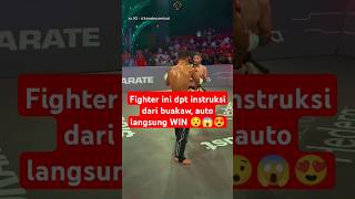 Dpt arahan dri legend muaythai auto lngsung menang 😍😱😯 boxing muaythai fight mma [upl. by Nylacaj]