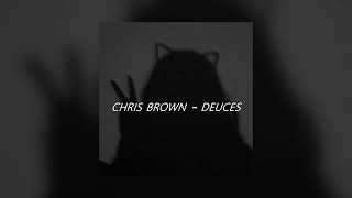 chris brown  deuces sped up  reverb [upl. by Shirah]