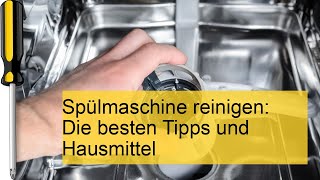 Spülmaschine reinigen Tipps und Hausmittel [upl. by Dustan]