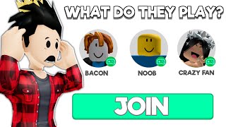 I PLAYED MY SUBSCRIBER’S GAMES in ROBLOX [upl. by Nikolas595]