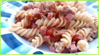 Pasta tonno e prosciutto [upl. by Anuaek]