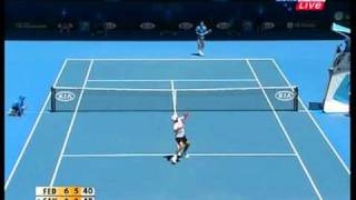 Roger Federer vs Fabrice Santoro  Australian Open 2008 Highlights [upl. by Swirsky]