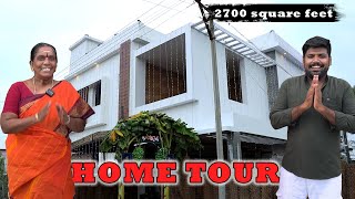 My House tour of 2700 square feet home in Tamil😍  House Total Budget and Planning🤩DreamHouse  AKP [upl. by Rilda617]