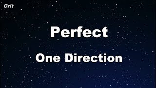 Perfect  One Direction Karaoke 【With Guide Melody】 Instrumental [upl. by Nare368]