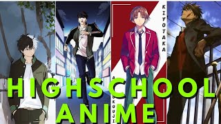 quotTop 5 High School Anime in Hindi  Best School Life Animequot [upl. by Ana]