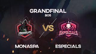 Monaspa vs Especials  Grand Final BO5  Crocobet League of Legends Cup [upl. by Yreffeg644]