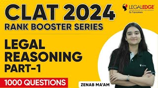 Legal Reasoning for CLAT 2024  Legal Reasoning Questions  CLAT 2024 Preparation [upl. by Peadar443]