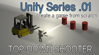 Top Down Shooter Unity tutorial series 01 [upl. by Llewol]