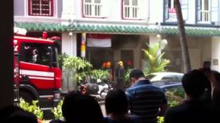 Fire at 56 Duxton Road [upl. by Elburr]