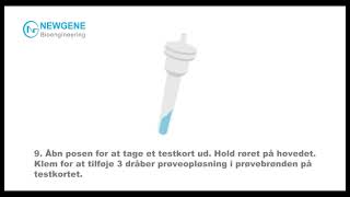 Guide til corona hjemmetest NewGene [upl. by Yrtneg]