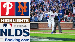 New York Mets vs Philadelphia Phillies Game 3 Full Highlights  NLDS  1082024 [upl. by Nilam451]