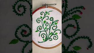 beginners scroll stitch embroidery how to make embroidery beautiful [upl. by Nivel192]