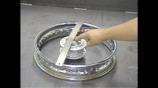 How to Spoke a Motorcycle Wheel [upl. by Nibur]