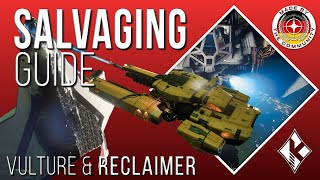 Salvaging Guide 318 4KDE Star Citizen Bergung mit der Vulture amp Reclaimer  Module amp Mehr [upl. by Jori706]