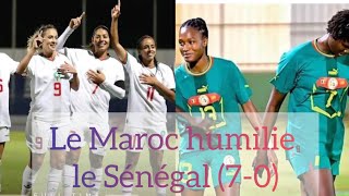 Match amical  Le Maroc humilie le Sénégal 70 [upl. by Natrav]