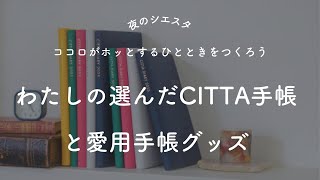 私の選んだCITTA手帳と愛用手帳グッズ [upl. by Kath]