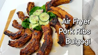 Air Fryer Pork Ribs Bulgogi [upl. by Enneiluj753]