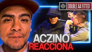 ACZINO REACCIONA A SU BATALLA CON CHUTY SU PRIMERA BATALLA  ACZINO VS CHUTY en DOUBLE AA 2017 [upl. by Harutek915]