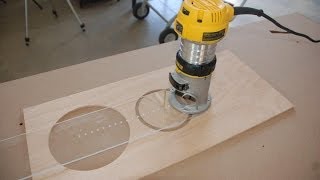 How to Build a Circle Cutting Jig for Your Router [upl. by Steffane]