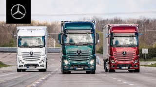 New power for the Actros  MercedesBenz Trucks [upl. by Ruon]