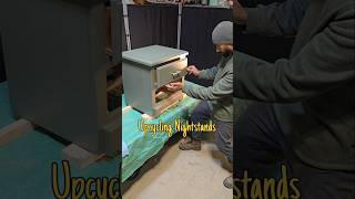 Refinishing Old Nightstands diy upcycling upcycledfurniture [upl. by Gyasi930]