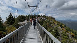 The Mile High Swinging Bridge Grandfather Mountain NC 2024 [upl. by Gustafson]