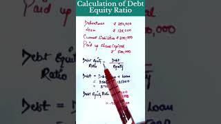 How to calculate Debt equity ratio  solvency ratio  class 12 ratio analysis [upl. by Miah]