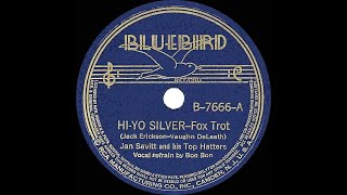 1938 Jan Savitt  HiYo Silver Bon Bon amp Harry Roberts vocal [upl. by Enelegna370]