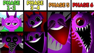 Phase 1 VS Phase 2 VS Phase 3 VS Phase 4 VS Phase 5 VS Phase 6 in Incredibox Sprunki [upl. by Retrop]