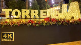 4K Torrevieja 🎄Christmas Lights 2022 Revisited Nighttime Walking Tour Costa Blanca Spain🎄🇪🇸 [upl. by Ardien252]