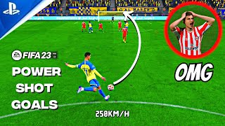 FIFA 23 Top 25 Best POWER SHOT Goals Compilation 4K60FPS [upl. by Rento83]