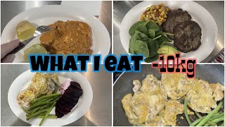 What I eat in a day and week to lose 10 kg pounds  weight loss journey  diet vlog  75 hard soft [upl. by Reaht]